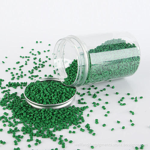 high density polyethylene pellets green color masterbatch for plastic bags dedicated